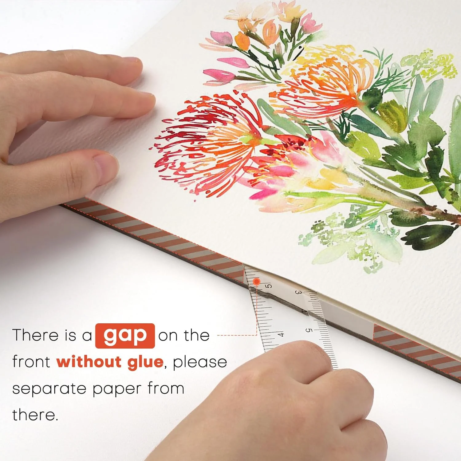 Fuumuui 100% Cotton Watercolor Block - Image 5