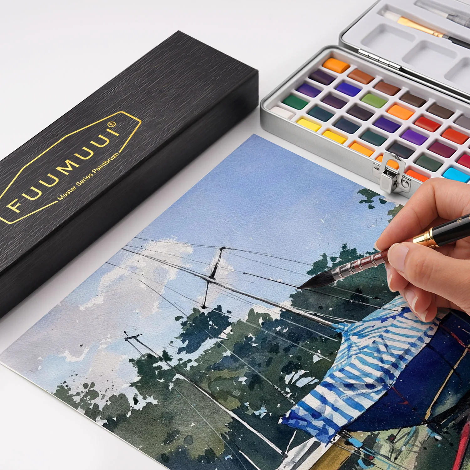 Fuumuui x Svetlin Sofroniev Limited Edition Dual-Tip Travel Brush – 200 Units Only - Image 5